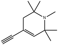 1,2,3,6-Tetrahydro-4-ethynyl-1,2,2,6,6-pentamethylpyridine Struktur