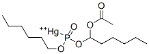 Acetoxy[bis(hexyloxy)phosphinyl]mercury(II)|