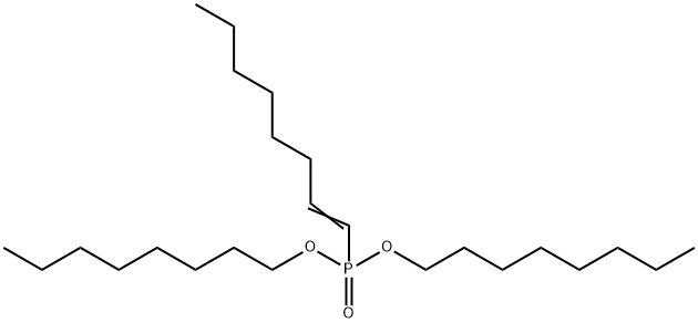 1-オクテニルホスホン酸ジオクチル 化学構造式