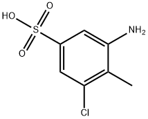 2-amino-6-chlorotoluene-4-sulphonic acid  Structure