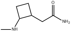 2-(Methylamino)-1-cyclobutaneacetamide,63870-04-2,结构式