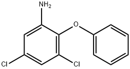 2,4-dichloro-6-aminodiphenyl ether Struktur