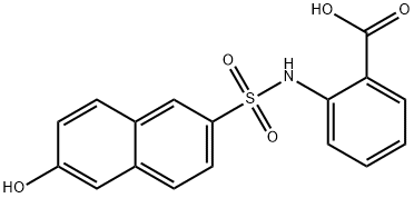 2-(2-hydroxynaphthalene-6-sulfonamido)benzoic acid