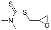 Dimethyldithiocarbamic acid glycidyl ester Structure