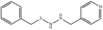 1-Benzylthio-2-(4-pyridylmethyl)hydrazine,63884-55-9,结构式