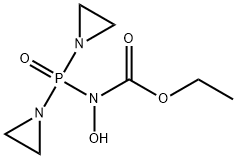 N-[Bis(1-aziridinyl)phosphinyl]-N-hydroxycarbamic acid ethyl ester,63884-82-2,结构式