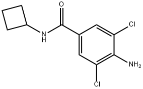 4-Amino-N-cyclobutyl-3,5-dichlorobenzamide Structure