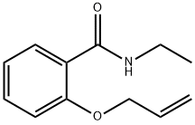 o-(Allyloxy)-N-ethylbenzamide Structure