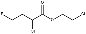 4-Fluoro-2-hydroxybutyric acid 2-chloroethyl ester 结构式
