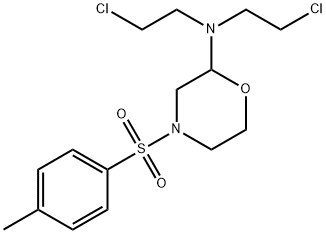 4-[3-[Bis(2-chloroethyl)amino]-4-methylphenylsulfonyl]morpholine Struktur