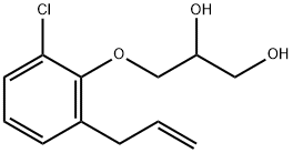 3-(2-Allyl-6-chlorophenoxy)-1,2-propanediol Structure
