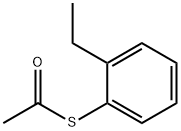Thioacetic acid S-(2-ethylphenyl) ester Structure
