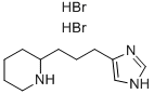 2-[3-(1H-IMIDAZOL-4-YL)-PROPYL]-PIPERIDINE 2HBR Structure