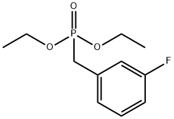 (3-氟苄基)膦酸二乙酯, 63909-57-9, 结构式