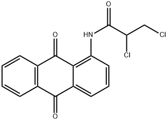 N-(9,10-Dihydro-9,10-dioxoanthracen-1-yl)-2,3-dichloropropionamide 结构式