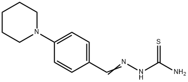 4-Piperidinobenzaldehyde thiosemicarbazone Structure