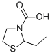 2-ethylthiazolidinecarboxylic acid Structure