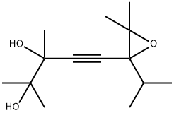 5-(3,3-Dimethyl-2-isopropyloxiranyl)-2,3-dimethyl-4-pentyne-2,3-diol|