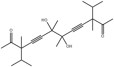 63922-56-5 6,7-Dihydroxy-3,6,7,10-tetramethyl-3,10-diisopropyl-4,8-dodecadiyne-2,11-dione