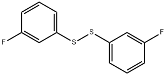 3,3'-二氟二苯二硫醚,63930-17-6,结构式