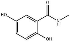 2,5-ジヒドロキシ-N-メチルベンズアミド 化学構造式