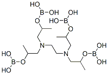 NNNNTETRAKIS2DIHYDROXYBOROXYPROPYLETHYLENEDIAMINE,63938-89-6,结构式