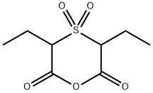 1,4-Oxathiane-2,6-dione,3,5-diethyl-,4,4-dioxide(9CI),639462-79-6,结构式