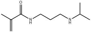 N-(3-イソプロピルアミノプロピル)メタクリルアミド 化学構造式