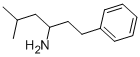 3-甲基-1-苯乙基丁胺,6396-93-6,结构式