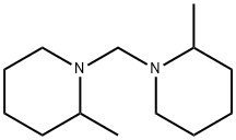 1,1'-methylenebis(2-methylpiperidine) 结构式