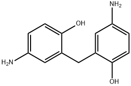 2,2'-亚甲基双 4-氨基苯酚,63969-46-0,结构式