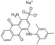 1-アミノ-4-[(2,4,6-トリメチルフェニル)アミノ]-9,10-ジヒドロ-9,10-ジオキソアントラセン-2-スルホン酸ナトリウム