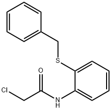 N-[2-(BENZYLTHIO)PHENYL]-2-CHLOROACETAMIDE Struktur