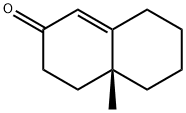 4a-メチル-4,4a,5,6,7,8-ヘキサヒドロナフタレン-2(3H)-オン 化学構造式
