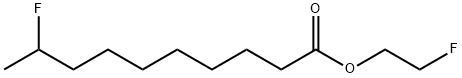 9-Fluorodecanoic acid 2-fluoroethyl ester Structure