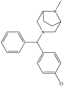 3-[p-Chlorophenyl(phenyl)methyl]-8-methyl-3,8-diazabicyclo[3.2.1]octane|