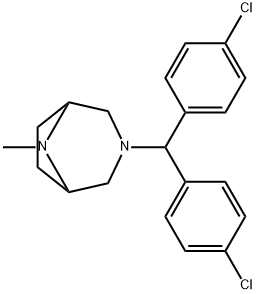 3-[Bis(p-chlorophenyl)methyl]-8-methyl-3,8-diazabicyclo[3.2.1]octane|