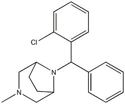 63978-18-7 8-[o-Chlorophenyl(phenyl)methyl]-3-methyl-3,8-diazabicyclo[3.2.1]octane