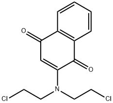 2-디(2-클로로에틸)아미노-1,4-나프토퀴논