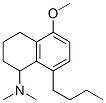 1,2,3,4-Tetrahydro-8-butyl-N,N-dimethyl-5-methoxy-1-naphthalenamine,63979-01-1,结构式