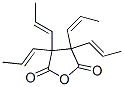 3,3,4,4-tetrakis[(Z)-prop-1-enyl]oxolane-2,5-dione,63979-82-8,结构式