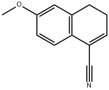 1-Cyano-6-methoxy-3,4-dihydronaphtalene Structure