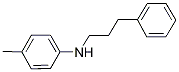 4-Methyl-N-(3-phenylpropyl)aniline Struktur