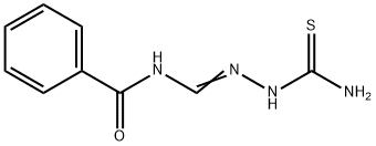 Benzamide, N-[[ (aminothioxomethyl)amino]iminomethyl]- 结构式