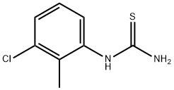 1-(3-クロロ-o-トリル)チオ尿素 化学構造式