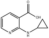2-Cyclopropylaminonicotinic acid Struktur