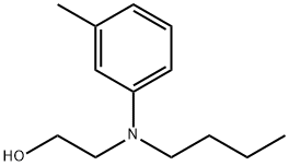 3-methyl-N-butyl-N-hydroxyethylaniline 化学構造式