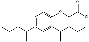 [2,4-Bis(1-methylbutyl)phenoxy]acetic acid chloride Struktur