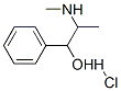 ephedrine hydrochloride 化学構造式