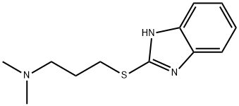 2-[3-(Dimethylamino)propylthio]-1H-benzimidazole Structure